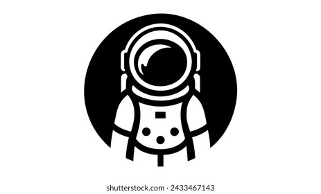 Astronaut Icon. vector illustration on white background