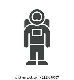 Astronaut icon vector image. Can also be used for Physical Fitness. Suitable for mobile apps, web apps and print media.