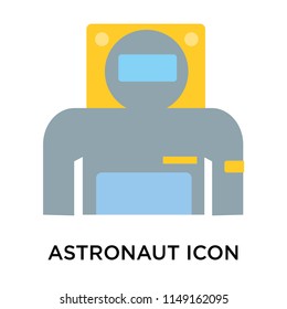 Astronaut icon vector isolated on white background for your web and mobile app design, Astronaut logo concept