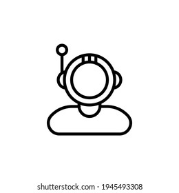 Astronaut icon in vector. Logotype