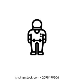 astronaut icon in vector. logotype