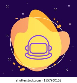 Astronaut icon - Vector. Spage concept illustration.abstract vector background