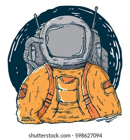 ASTRONAUT ILLUSTRATION