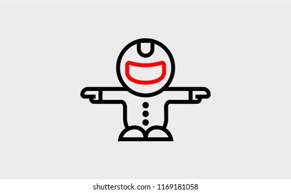 Astronaut illustration in linear style. Company Logo, Print, Digital, Icon, Apps, print T-Shirts and Other Marketing Material Purpose