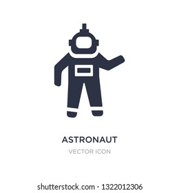 astronaut ingravity icon on white background. Simple element illustration from Astronomy concept. astronaut ingravity sign icon symbol design.