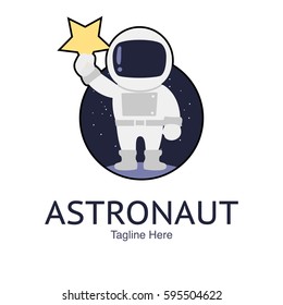 Astronaut kid illustration