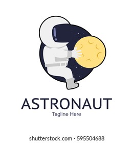 Astronaut kid illustration