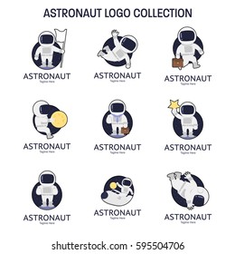 Astronaut kid illustration