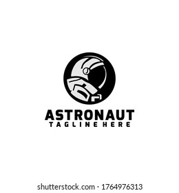 Astronaut logo concept vector. Spaceman logo template