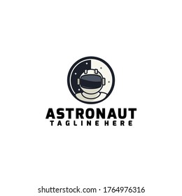 Astronaut logo concept vector. Spaceman logo template