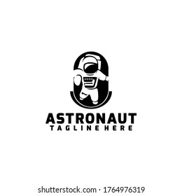 Astronaut logo concept vector. Spaceman logo template