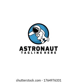 Astronaut logo concept vector. Spaceman logo template