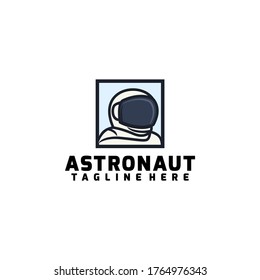 Astronaut logo concept vector. Spaceman logo template