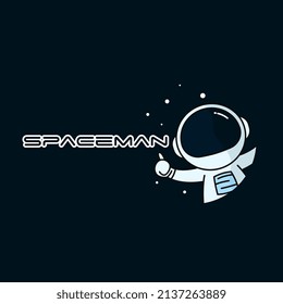 Astronaut Logo Concept Vector. Spaceman Logo Design Concept Template Vector