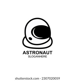 astronaut logo, astronaut helmet, perfect for mascot, icon, logo, etc.