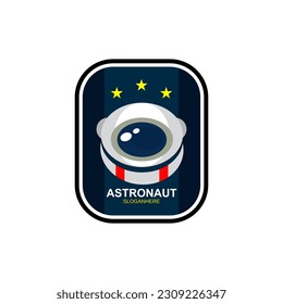 astronaut logo, astronaut helmet, perfect for mascot, icon, logo, etc.