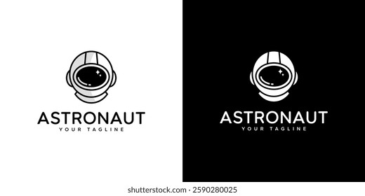 astronaut logo, Illustration astronaut or space logo vector design