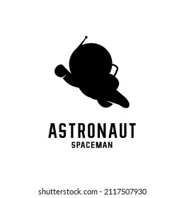 astronaut logo illustration vector, logo template, sport, game	
