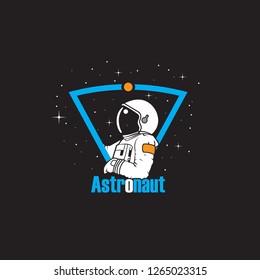 astronaut logo template
