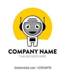 Astronaut Logo Template