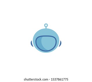 Astronaut logo vector design icon 