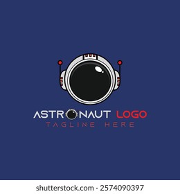 Astronaut Logo Vector Design Template