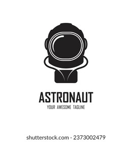 astronaut logo vector icon illustration design. logo for school, badge, emblem and brand company