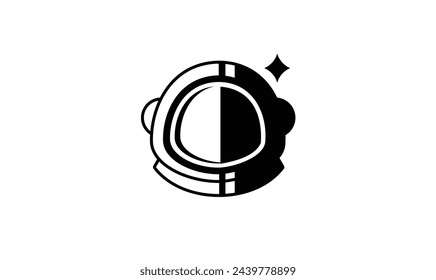 Astronaut-Logo für Ihre Designprojekte