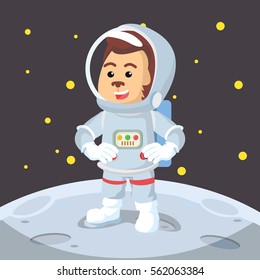 astronaut monkey illustration design