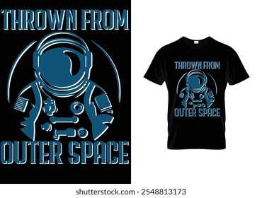 Astronaut more space galaxy concept T-shirt Design