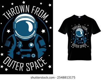 Astronaut more space galaxy concept T-shirt Design