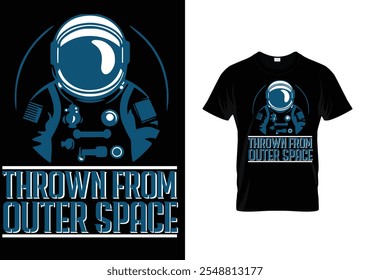 Astronaut more space galaxy concept T-shirt Design