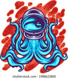 The Astronaut Octopus for your business or merchandise