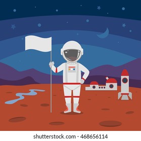 astronaut on mars
