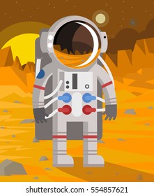 astronaut on mars