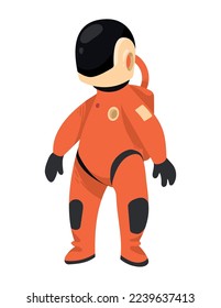 astronaut with red suit character