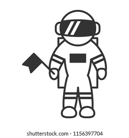 Astronaut Simple Icon