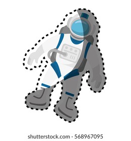 astronaut in space character