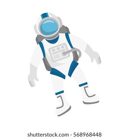 astronaut in space character