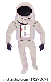 icono aislado de carácter de espacio astronauta