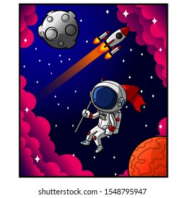 Astronaut in space, explore the umiverse