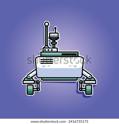 Astronaut and space theme - High Quality Vector Logo - Vector illustration ideal for T-shirt graphic