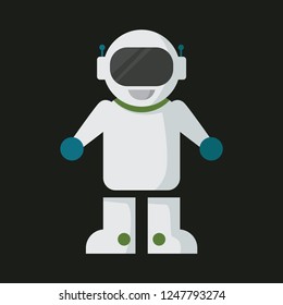 astronaut in space vector, rocket, NASA, suit