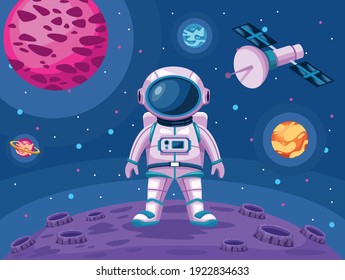 宇宙飛行士 月 のイラスト素材 画像 ベクター画像 Shutterstock