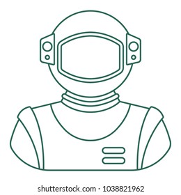 Astronaut suit icon