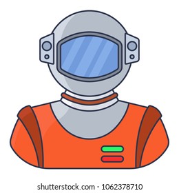 Astronaut suit icon