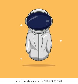 astronaut sweater design vector illustration, suitable for those of you who like astronauts, can be used as icons, logos and others.