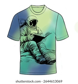astronaut t shirt print design. fashion patterns and more