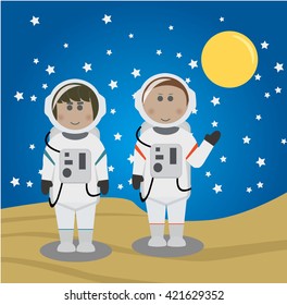 astronaut and universe