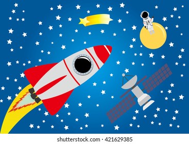 astronaut and universe